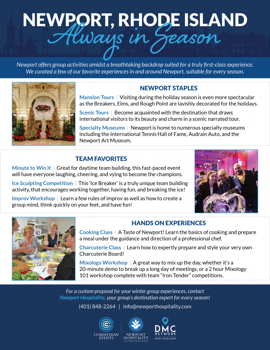 A Corinthian Events Guide to Winter in Newport Corinthian Events